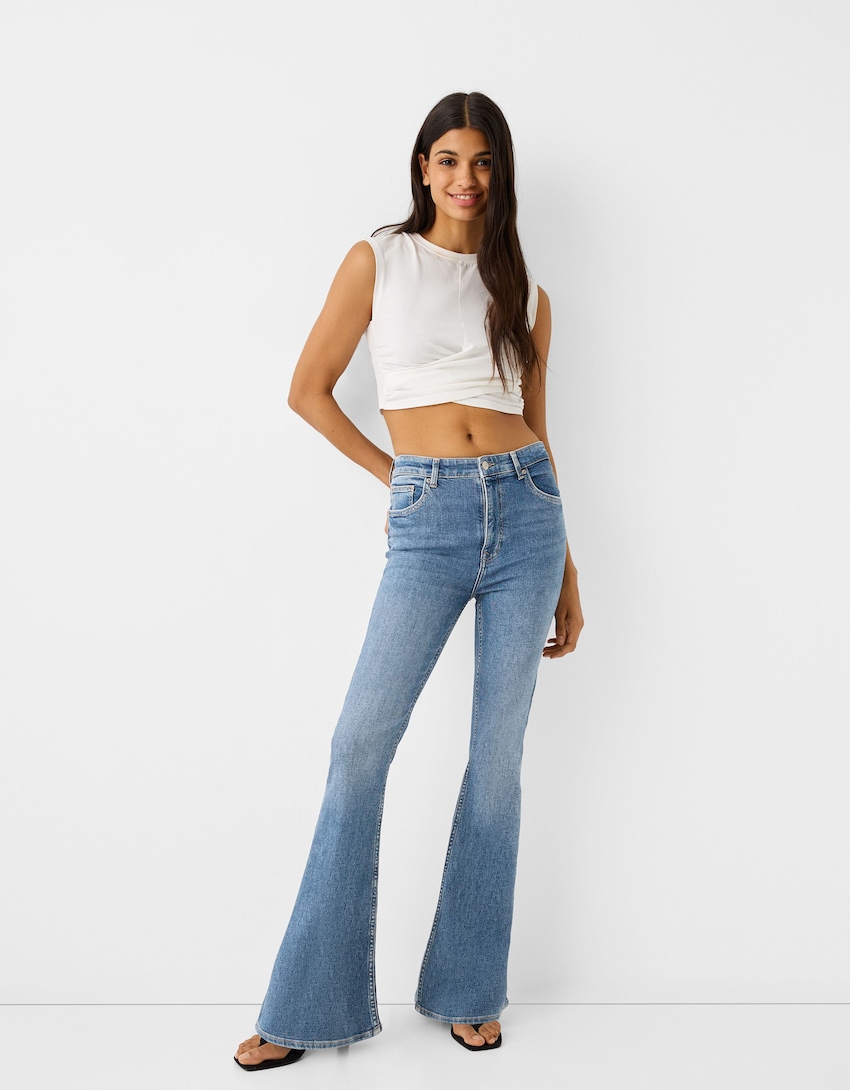 Flared jeans